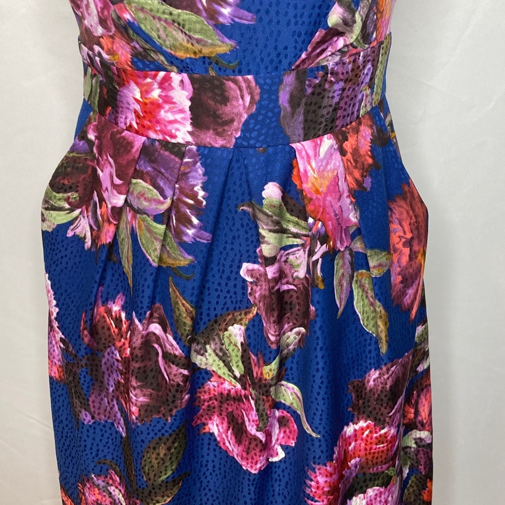 Anthropologie Moulinette Soeurs Rosada Blue Floral Dress - Picture 8 of 14